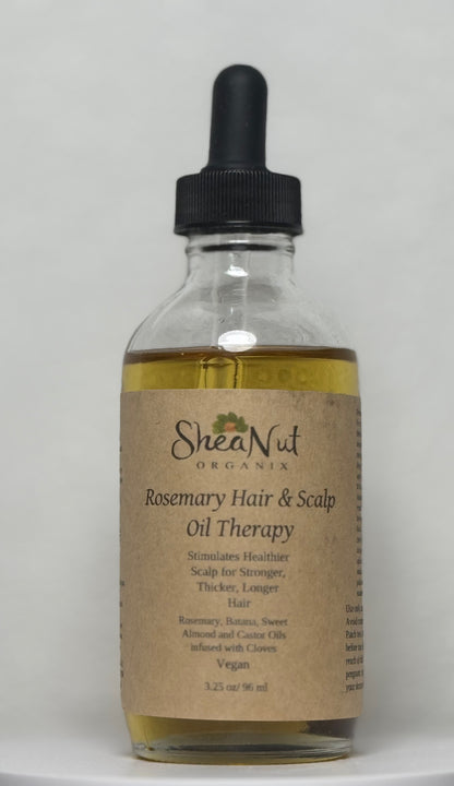 Rosemary hair and scalp therapy for hair growth 