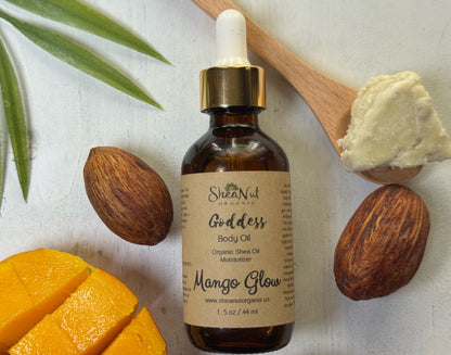 Goddess Glow Body Oil- Organic Shea Butter Moisturizer