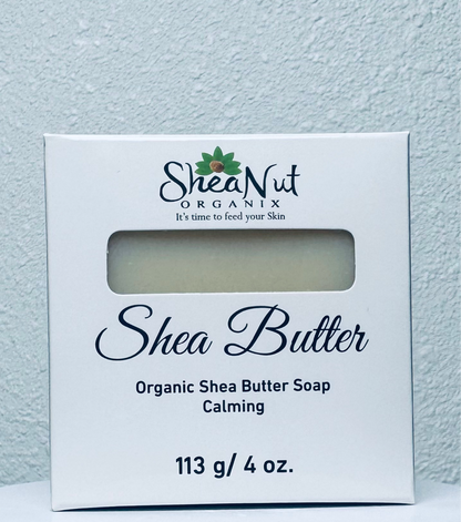 Shea Butter Soap - Organic Shea Butter Soap- Calming (Fragrance Free)