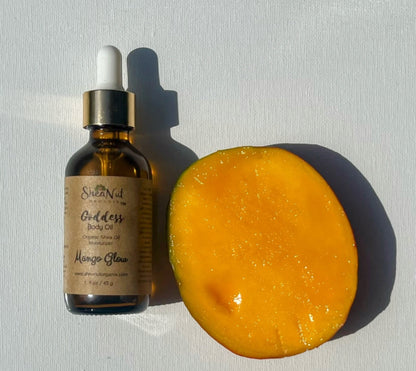 Goddess Glow Body Oil- Organic Shea Butter Moisturizer