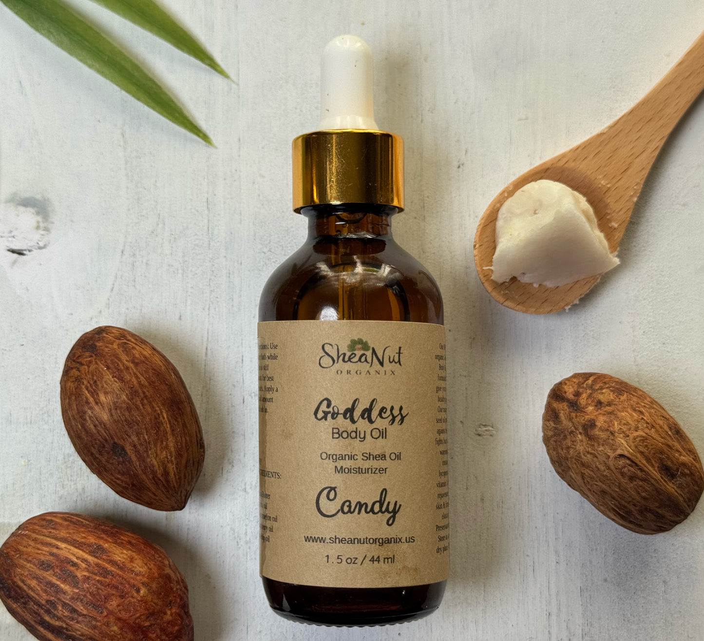 Goddess Glow Body Oil- Organic Shea Butter Moisturizer