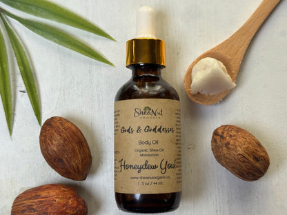 Goddess Glow Body Oil- Organic Shea Butter Moisturizer
