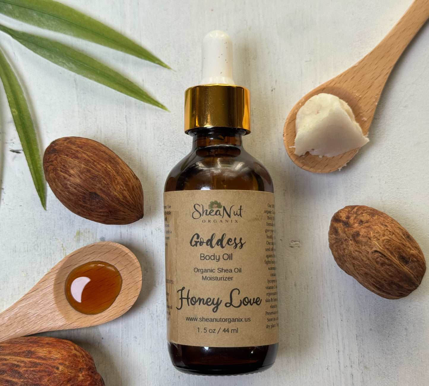 Goddess Glow Body Oil- Organic Shea Butter Moisturizer