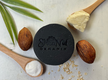 Teakwood - Organic Mango Butter + Charcoal Soap (Scented) Detox