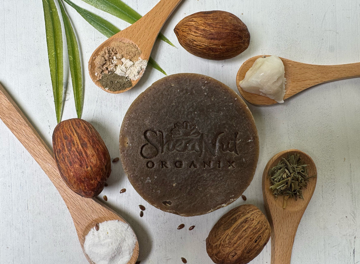 Shampoo Nut Rice Rice Ayurvedic Shampoo Bar – SheaNut Organix