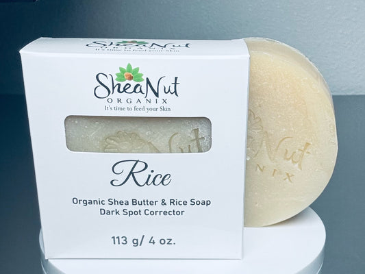 Rice- Organic Shea Butter + Rice Water Shampoo Bar