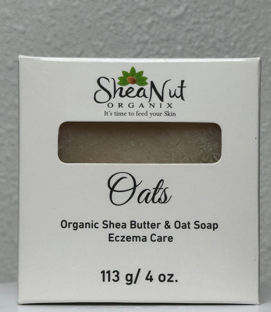 Oats Soap- Organic Shea Butter + Oatmeal Soap- Eczema Care