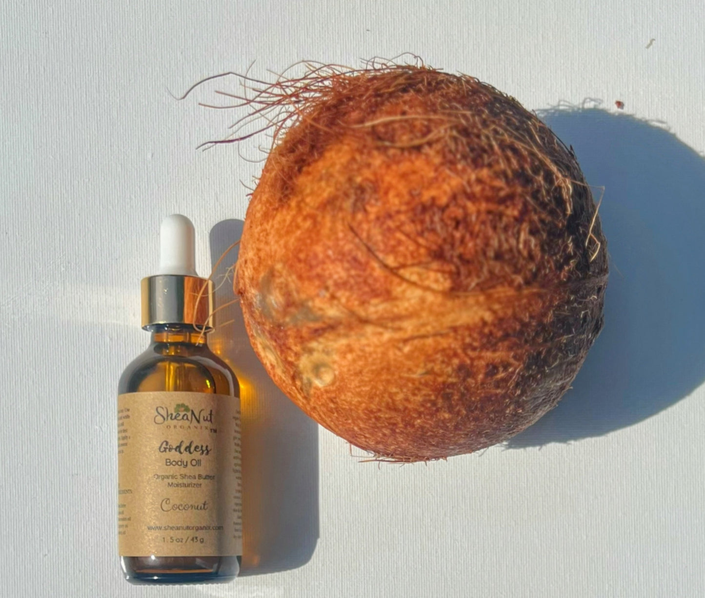 Goddess Glow Body Oil- Organic Shea Butter Moisturizer