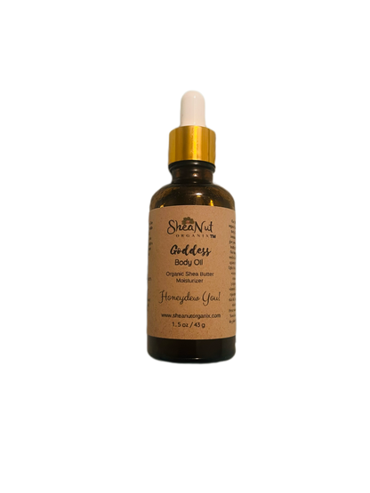 Goddess Glow Body Oil- Organic Shea Butter Moisturizer