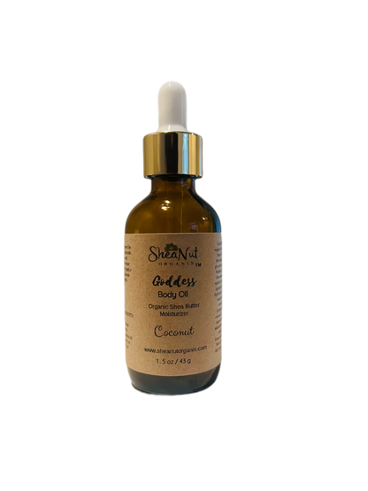 Goddess Glow Body Oil- Organic Shea Butter Moisturizer