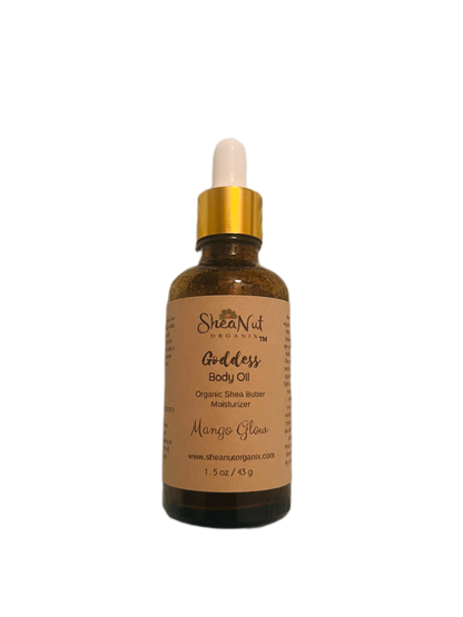 Goddess Glow Body Oil- Organic Shea Butter Moisturizer