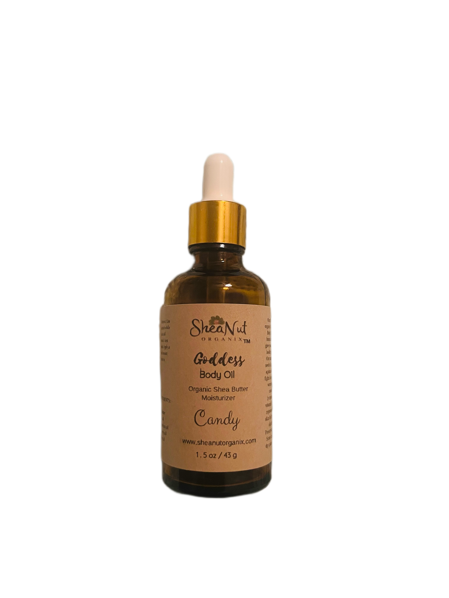 Goddess Glow Body Oil- Organic Shea Butter Moisturizer