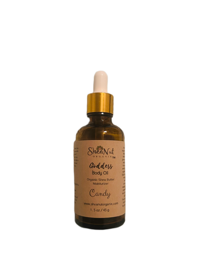 Goddess Glow Body Oil- Organic Shea Butter Moisturizer