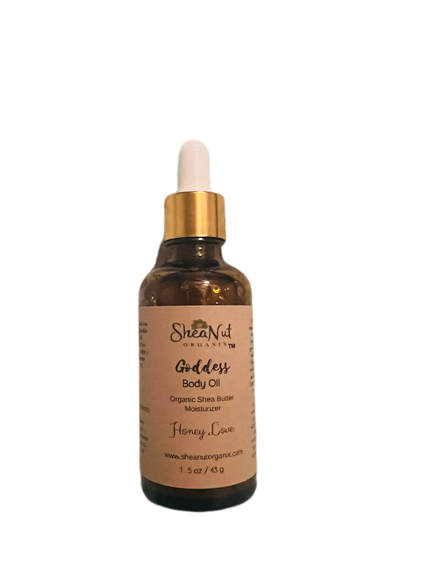 Goddess Glow Body Oil- Organic Shea Butter Moisturizer